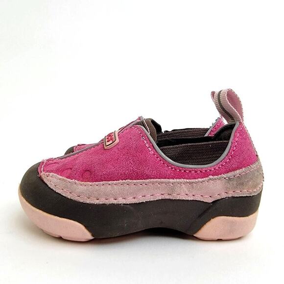 CROCS Infant Leather Slip On Sneaker Shoes - 6C - Picture 1 of 9